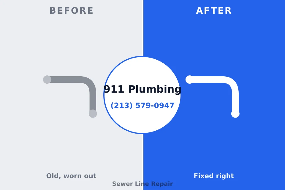 Before and after: plumbing company Thorsby, AL